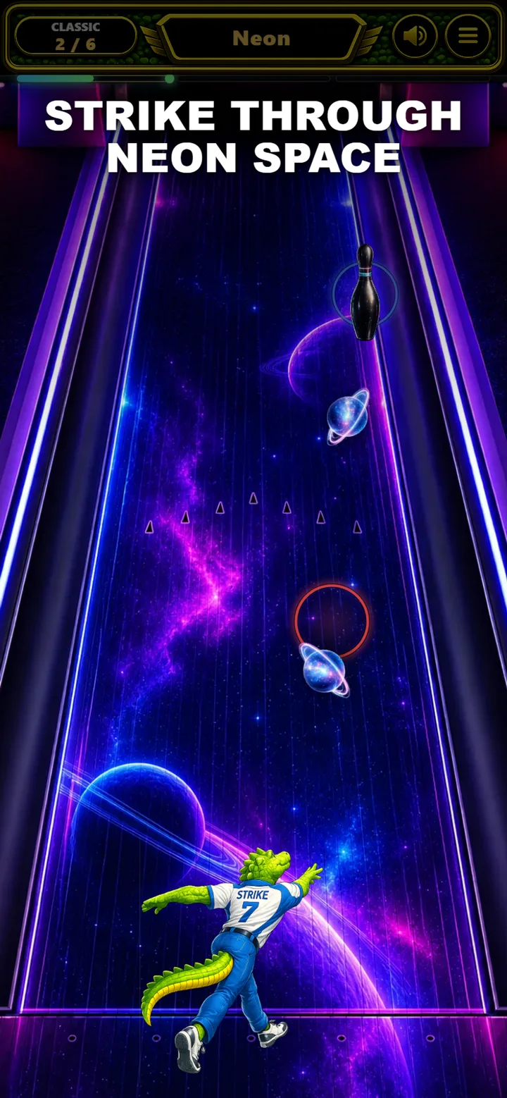 Bowling in the Neon world